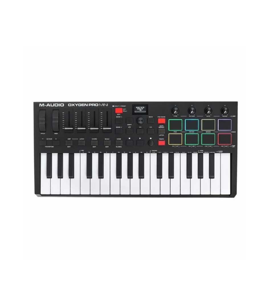  M audio OXYGEN PRO MINI 32 key USB powered MIDI controller